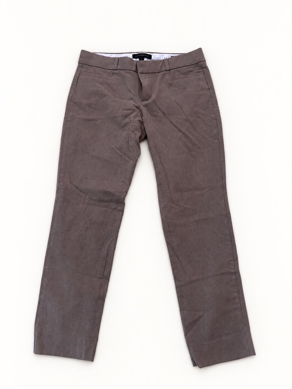 Banana Republic Women's Straight-Leg Trousers in Taupe
